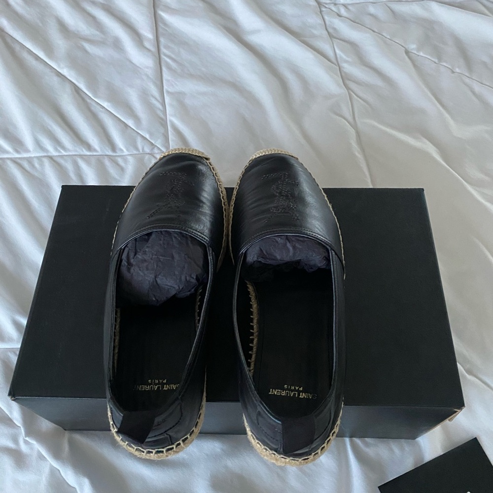 Saint Laurent leather espadrilles. Size 40 - Picture 2 of 7